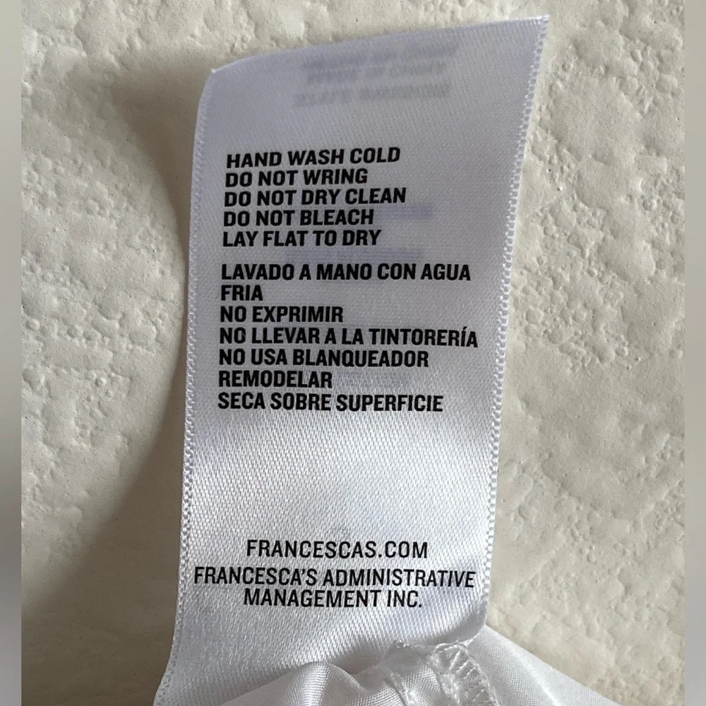 Audrey Parks for Francesca’s Blue Floral Tie-Shoulder Dress - Picture 9 of 9